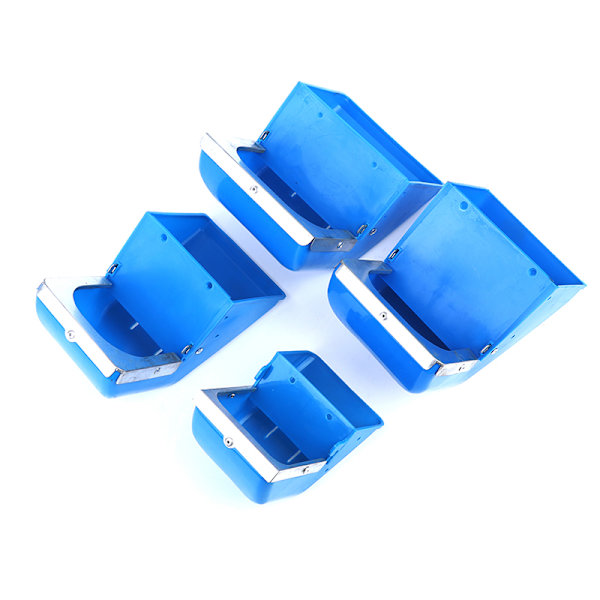 1 ST Matarlåda Hopper Cage Antibetningsfodertråg Blue C