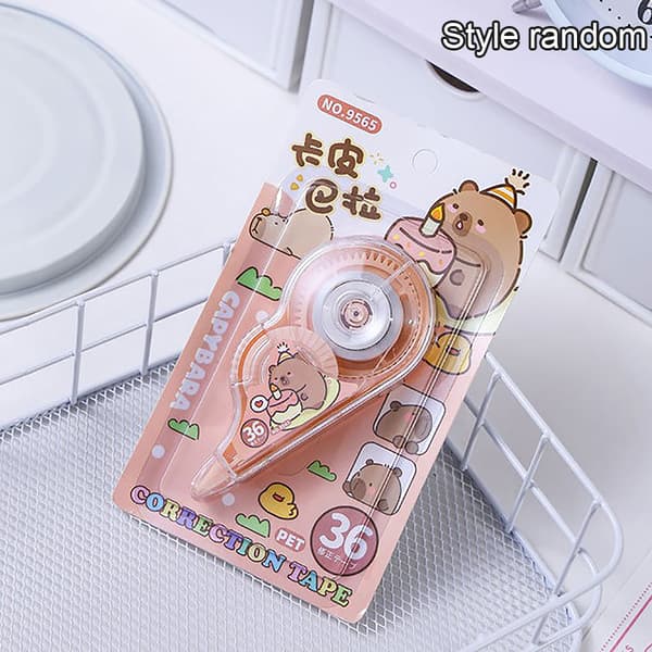 e Capybara Cartoon White Out Korrigeringstejp Korrigeringstejp Statione onesize