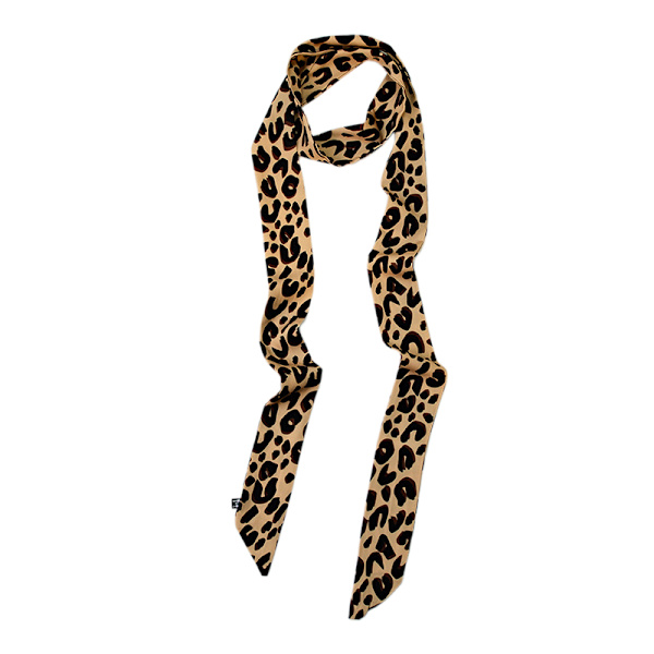 Dam Scarf Mjuk Leopardmönstrad Vintage Chiffon Wrap Haraj Leopard