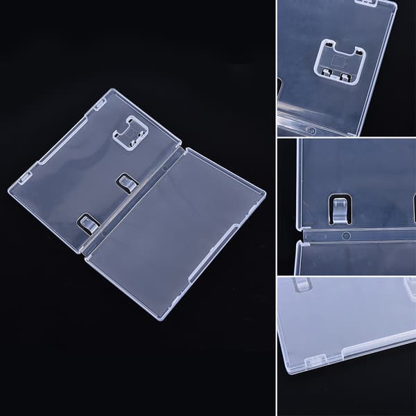 2st Game Card förvaringsväska Box Transparent case Sh Transparent 2pcs