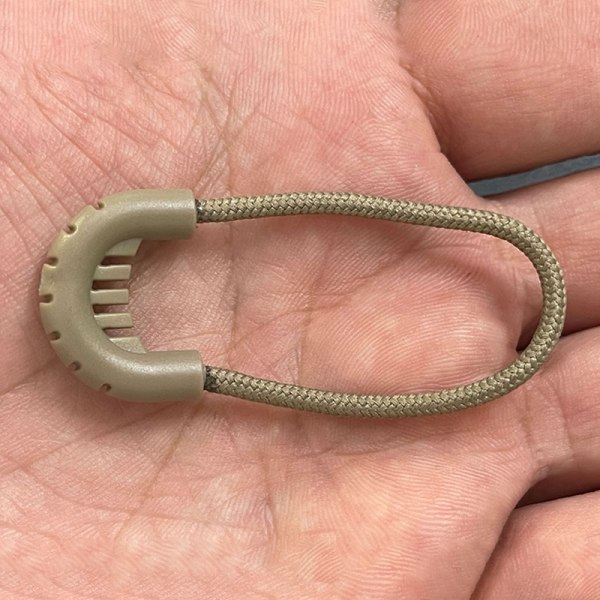 10 st EDC Multi-purpose Zip Zipper Drag sladdrep För Outdoo khaki onesize