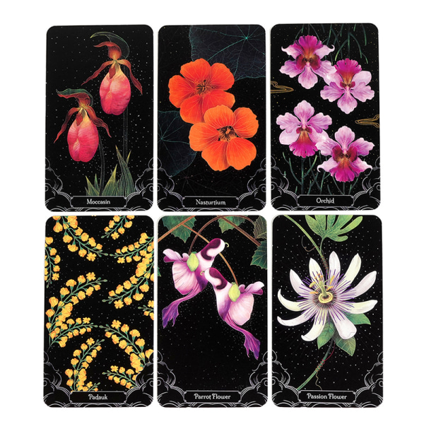 A Little Rain Botanical Oracle Card Tarot Prophecy Divination P A one size