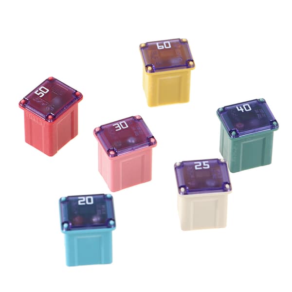 Mini fyrkantssäkring 58V 20A 25A 30A 40A 50A 60A Bilsäkring 25A