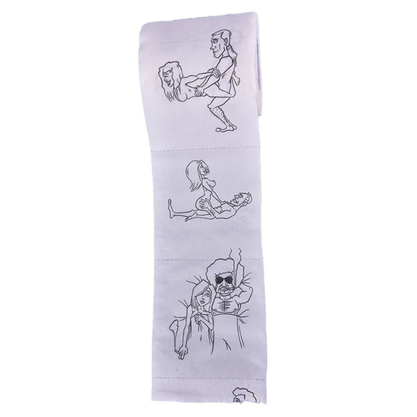 Kreative toiletpapirruller Sexede piger badetui Blødt 3-lags White