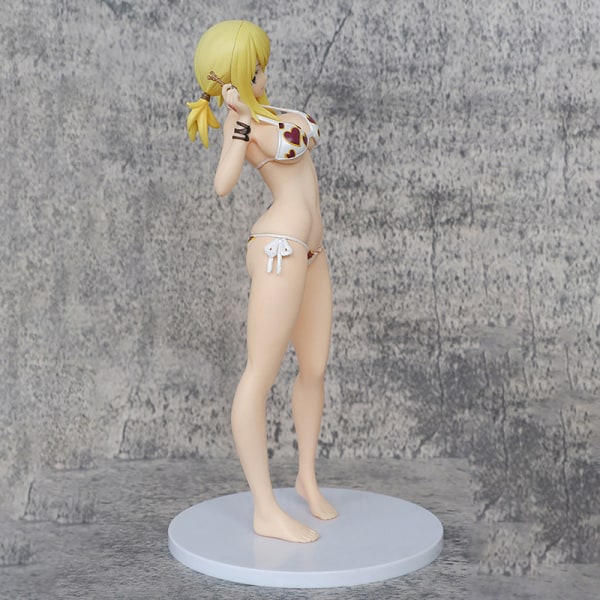 24 cm Fairy Tail Lucy Heartfilia Action Figur Anime Sexet Skønhed Multicolor one size