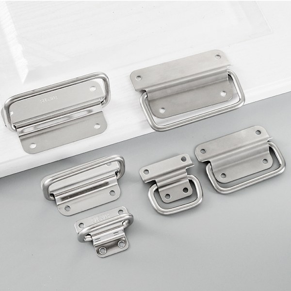 Cabinet Flight Case Solid Furniture Hardware Folding Handle For Silver A3