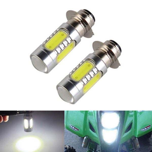 1kpl PX15D Moto Polttimo P15D LED Moottoripyörän ajovalo Hi-Lo Beam M onesize