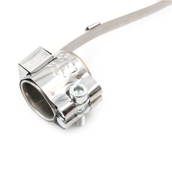 220V 25 mm x 30 mm metallskruvfäste flexibel glimmerbandvärmare S White one size