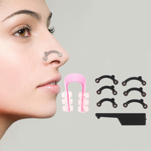 6 STK/Sæt 3 Størrelser Kvinder Beauty Nose Up Lifting Bridge Shaper Mas one size