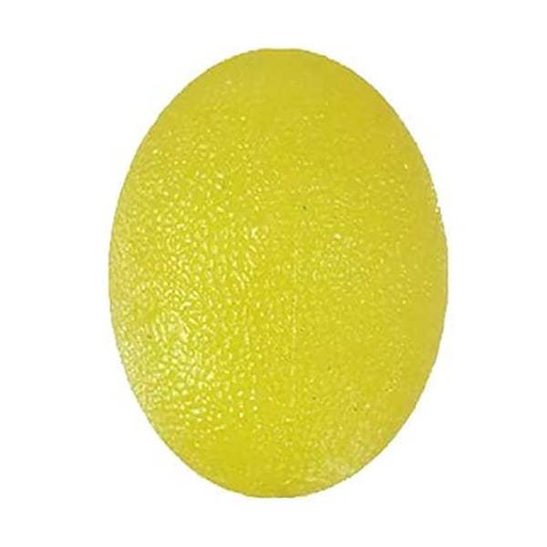 Silica Gel Hand Grip Ball Egg Menn Dame Gym Fitness Finger Heav yellow 1Pc
