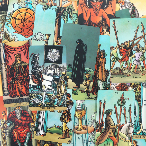 Radiant wise Spirit Tarotkort Engelska brädspel Divination sid Multicolor onesize