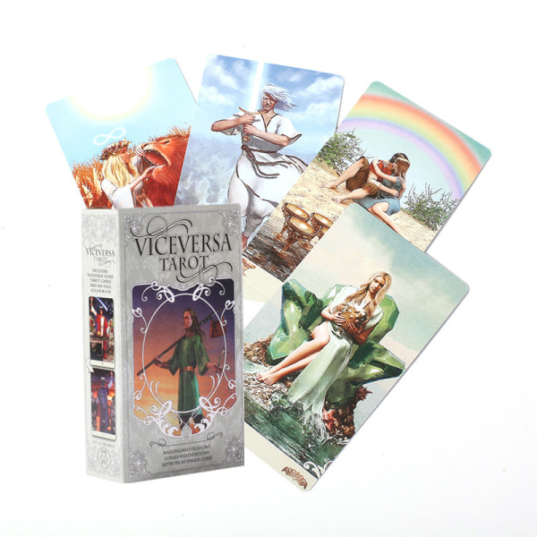 78 stk Vice Versa Tarot Kit Tarotkort Oracle Deck Family Party Multicolor one size