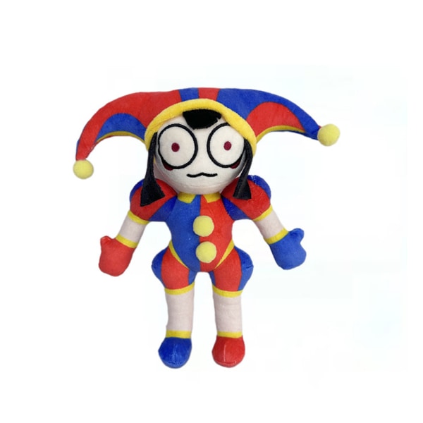 The Amazing Digital Circus Plysj Clown Toy Anime tegneseriedukke J A one size