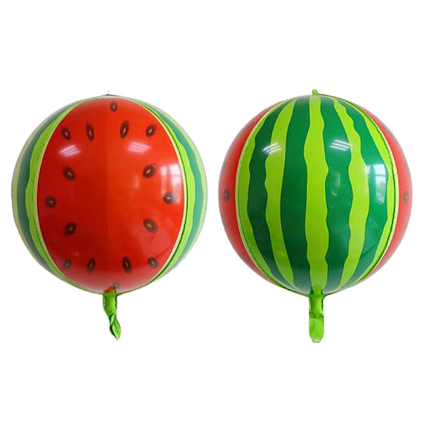 1 stk 22-tommers 4D vannmelonballong Bursdagsfotorekvisitter for bryllup B