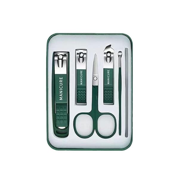 4/6 STK Negleklippersæt Rustfrit Manicure Pedicure Sæt 4Pcs