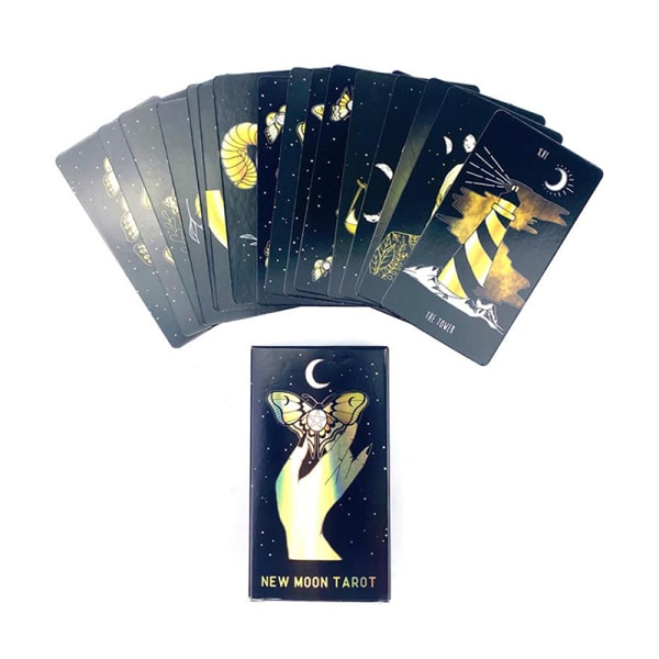New Moon Tarot Card Prophecy -ennustuskannen perhejuhlalautakunta Multicolor one size
