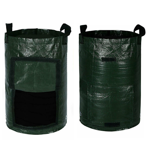 3/5/7/10 Gallon ing Kartoffeldyrkningsposer Vandtæt PE Havegrønt Black 1Gallon