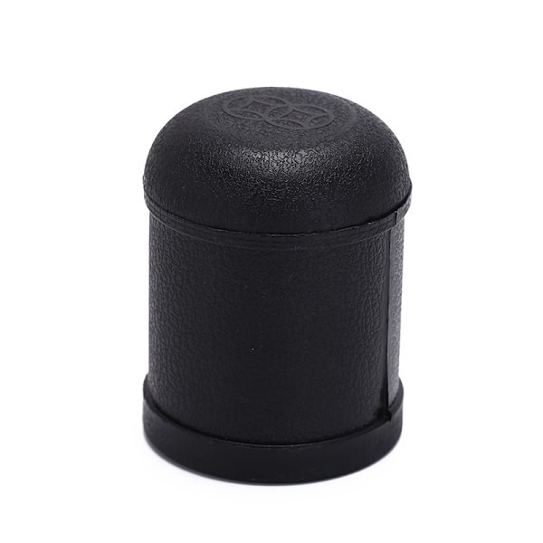 1kpl 7,5cm x 10cm ktv pub bilepeli lelu muovinen noppakuppi musta black