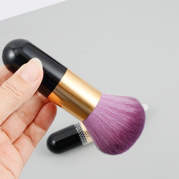 Profesjonell Powder Face Blush Brush Big Size Foundation Brush Black one size