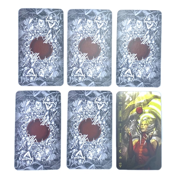 Goetia Tarot pimeydessä Tarot-korttien profetia ennustamispakka Pa Multicolor one size
