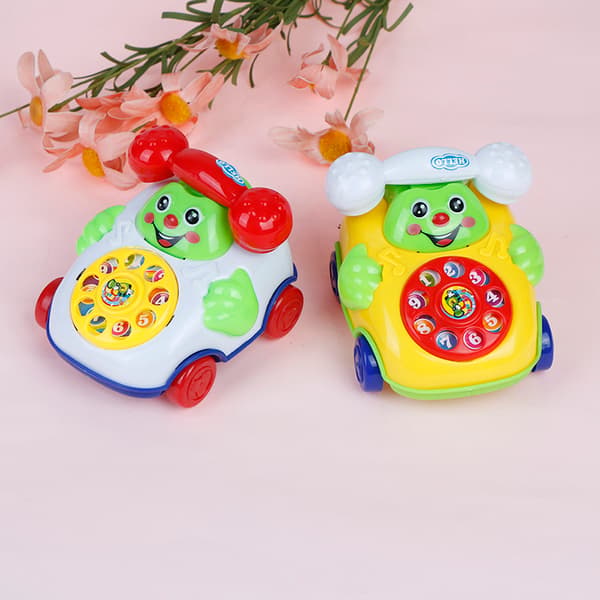 1Pc babylegetøj musik tegnefilm telefon pædagogisk udviklingsbarn Red one size