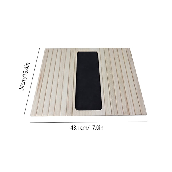 Kvalitets Sofa Arm Bakkebord i Bambus Træ med Anti-Slip Armlæn Organ A