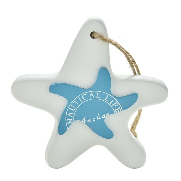 1 st Medelhavet sjöstjärna Hung Fish Nautical Decor Hang Craf B One Size