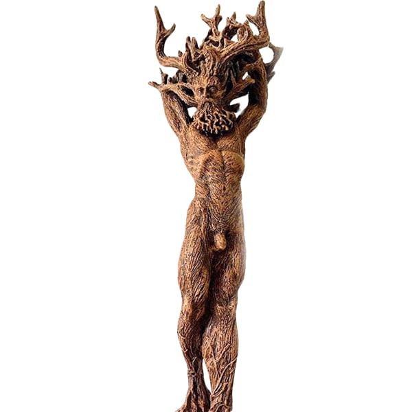 1 stk Resin Forest Goddess Have Statue Have Håndværk Deco B one size