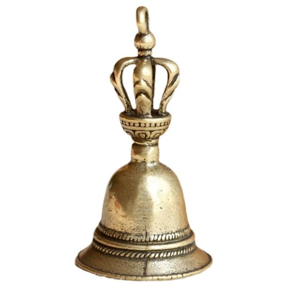 Joulukuusi riipus messinki Käsityö Magic Bell Wind Bell Ti Bronze gold onesize