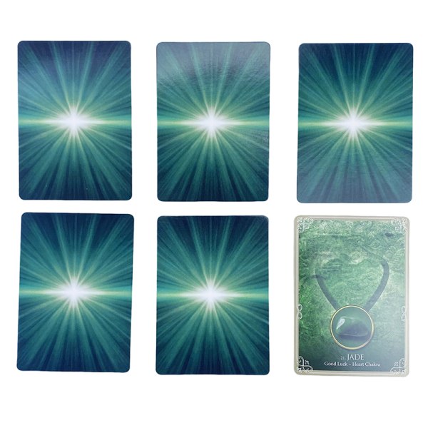 Enternal Crystals Oracle Card Tarot Fate Divination Deck Family Multicolor one size
