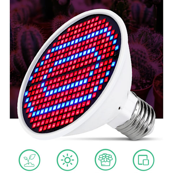 300LED Hydroponic Growth Light Led Grow Bulb MR16 Full Spectrum 300LED