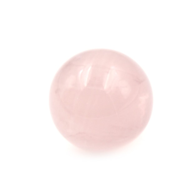 2stk Healing Crystal Natural Rosa Rose Quartz Gemstone Ball Div Pink 2pcs