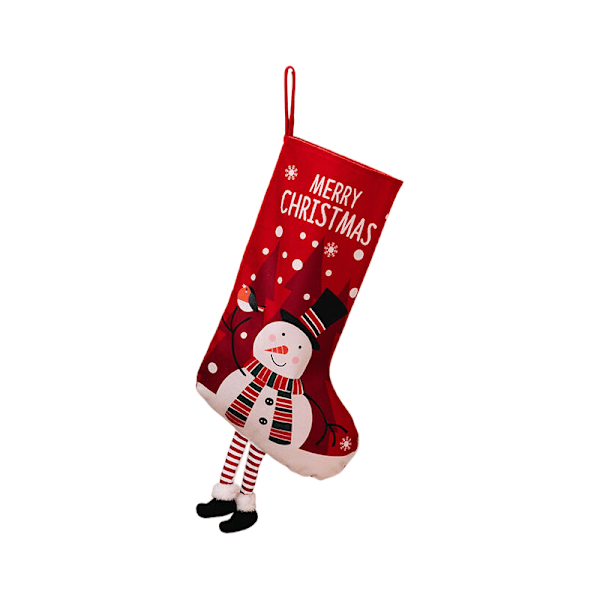 Julgransstrumpor med Godispåsar för Hantverk till Jul 款式2
