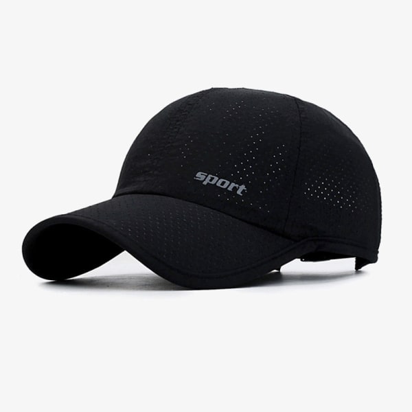 Män Kvinnor Sommar Baseball Cap Snabbtorkande Hattar Unisex Breathab Light gray one size