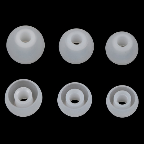 6 paria/2*(S+M+L) universal in-ear kuulokkeet kuulokkeet kuuloke nappikuulokkeet si Multicolor one size