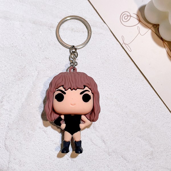 Singer Taylor Swift Nøglering Silikon Swift Figur Nøglering Fo A2