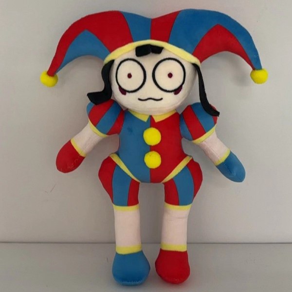 The Amazing Digital Circus Plysj Clown Toy Anime tegneseriedukke J B one size