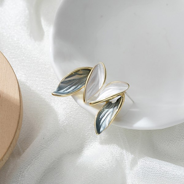 n Trendy Dejlige Søde Bohemian Leaf Dingle kvast Lange øreringe 1 Pair OneSize