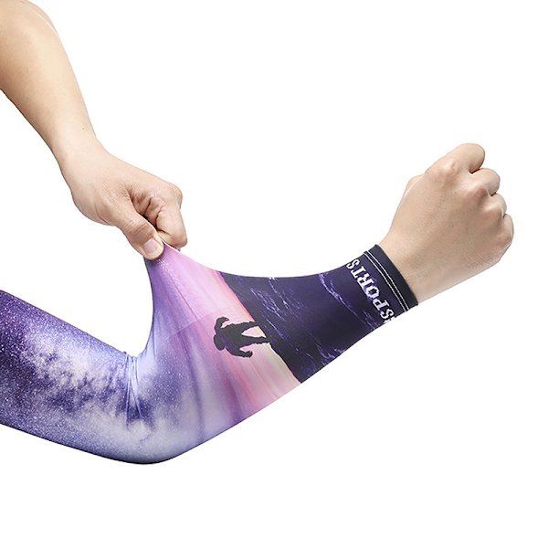 Sommer kjøling armermer dekke hode ansikt hals tube skjerf sett A8 A pair