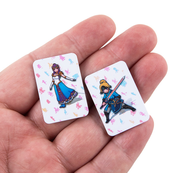 24 stk Mini NFC Tag Game Cards til Amiibo Nintendo Switch /Switc One Size