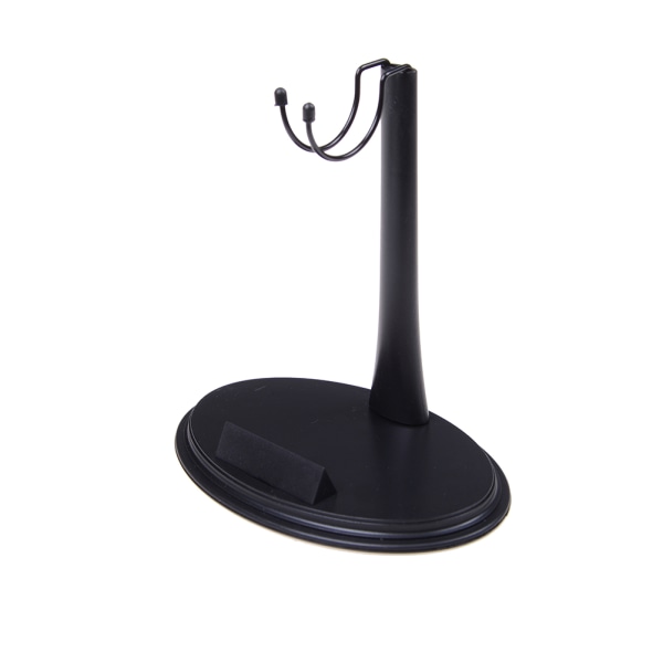 1/6 Skala Handling Figur Base Display Stand U Type til varmt legetøj Black 1pc