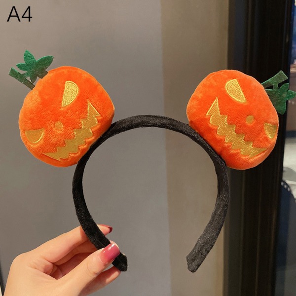 Halloween Devil Pumpkin Headbands Girls Festival Hair Hoops e S A4 onesize