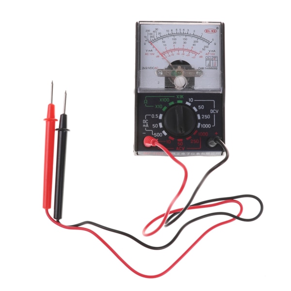 DC/AC 1000V Voltmeter 250mA Amperemeter 1K Resistance Meter Analog 0 1