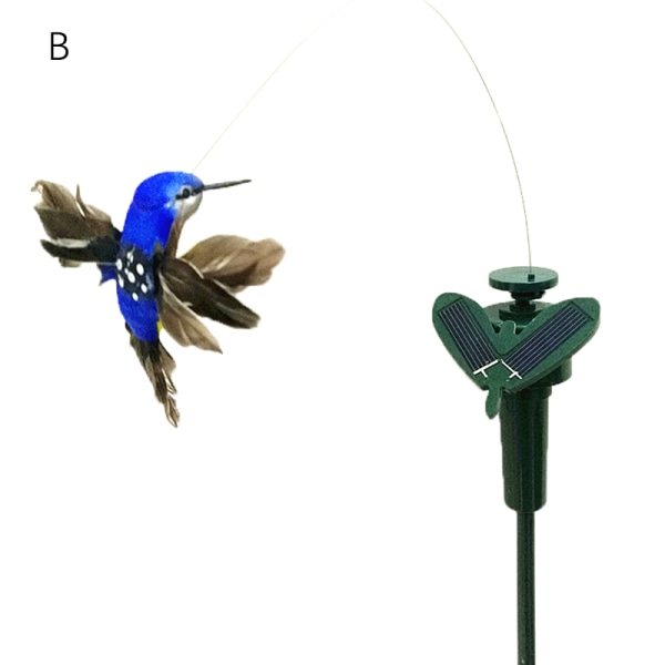 Hagedekorasjon Solar Powered Dansende Fladrende sommerfugler B B