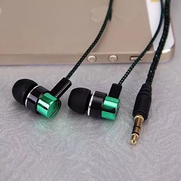 3,5 mm trådbundna hörlurar HiFi In-ear Sports Gaming Earbud Stereo Color A4