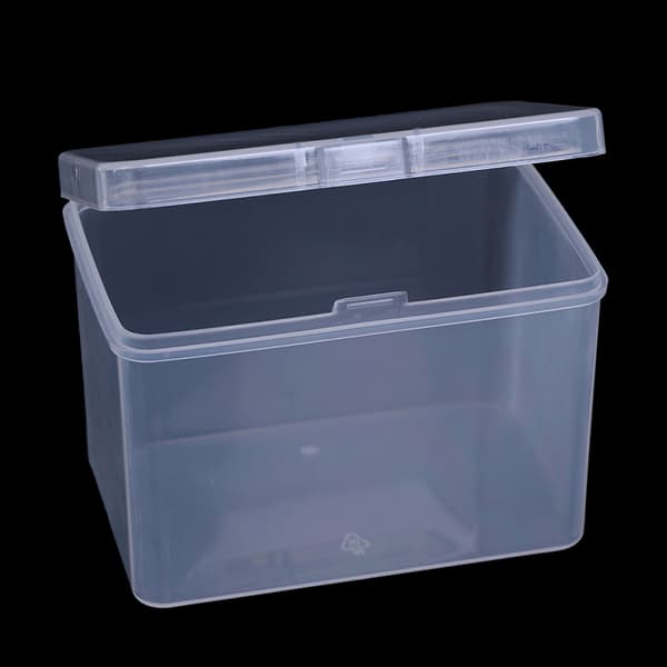 9*5,9*6,5cm Emballasjeboks Chip Box Oppbevaring Gjennomsiktig plast Transparent one size