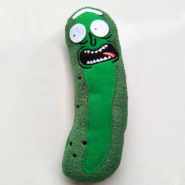 3st e Pickle Rick 20cm Plysch fylld docka Rolig mjuk kudde Fa Green 3pcs