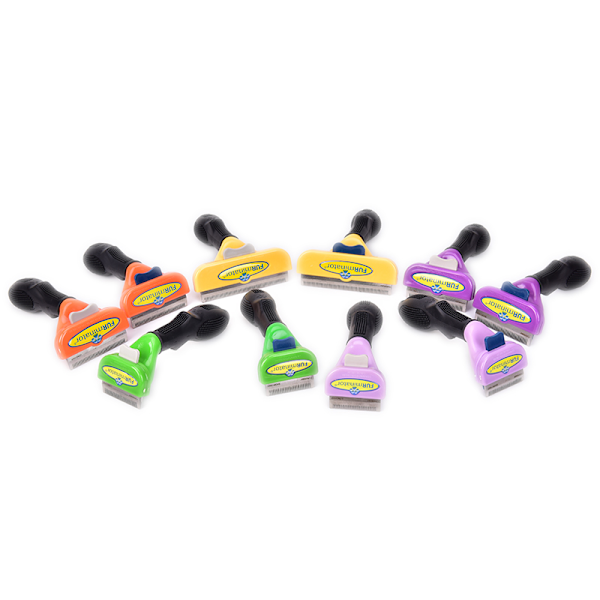 Deshedding Hund Kjæledyr Katt Hår Pelsfelling Trimmer Grooming Rake Dark purple Medium cat with long hair