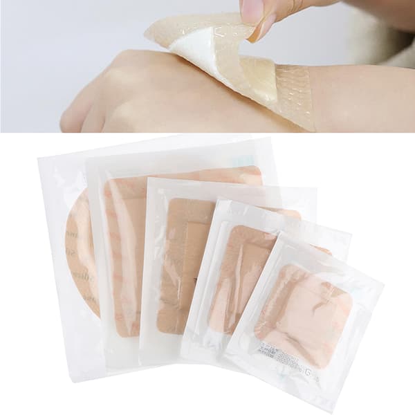 Silikone Gel Sårforbinding Klæbende Bandage Til Liggesår Tryk 10*10cm