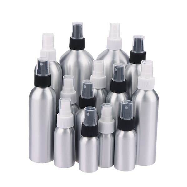 Metall Aluminium Flaske Parfyme Atomizer Tom Misty Spray Black 250ml